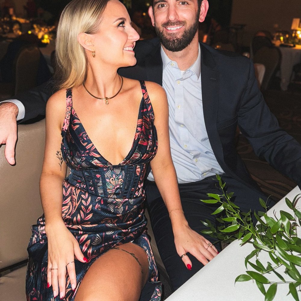 Averie Halley draped midi dress